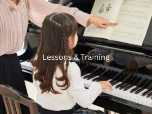 Student and teacher engaged in a one-to-one lesson